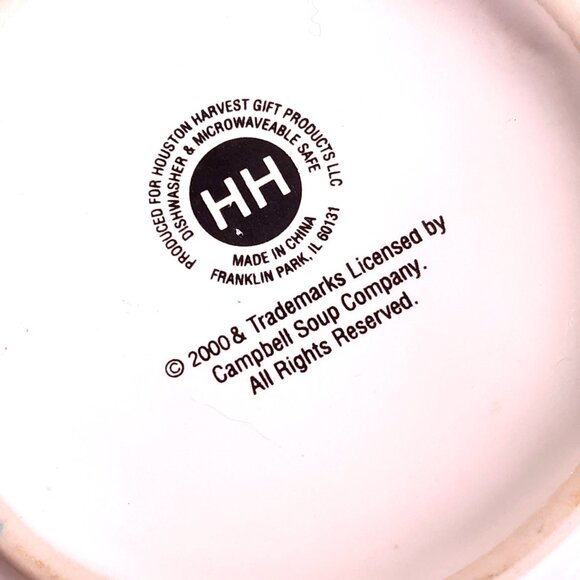 Campbells Kids Vintage Ceramic Mug Red & White Retro Design 2003 Collectible - Picture 7 of 8